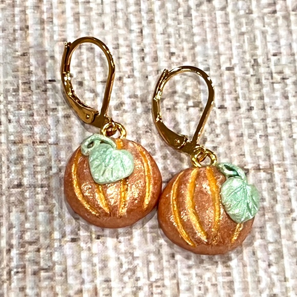 Jewelry - Fall Halloween Pumpkin Earrings